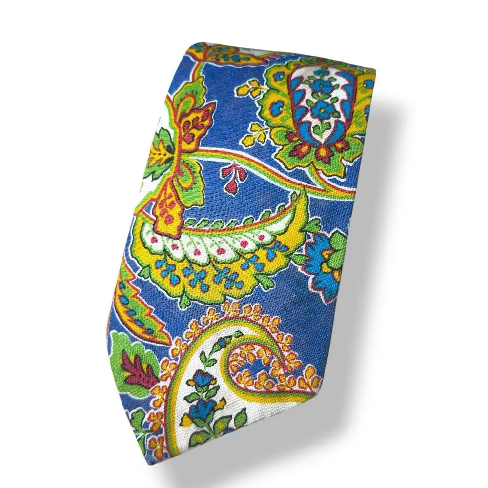 Vintage 90s Banana Republic Safari Company Lot Of 3 Ties AOP Cotton Floral Artsy